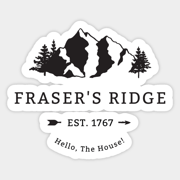 Outlander | Fraser's Ridge Sticker by GeeksUnite!